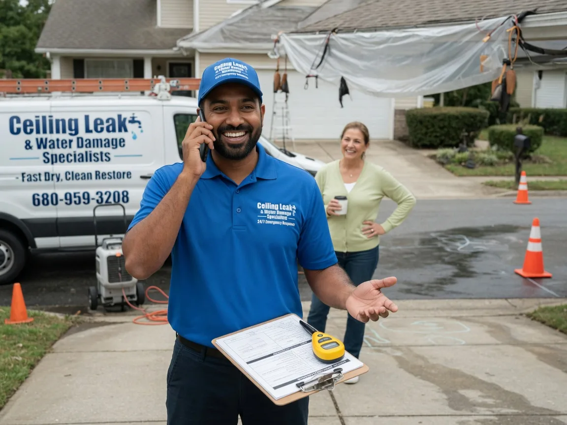 Ceiling Leak Cleanup Lindon, UT FAQs